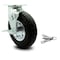 Service Caster 8 Inch Black Pneumatic Wheel Swivel Caster with Brake and Bolt Swivel Lock SCC SCC-100S280-PNB-TLB-BSL - alternate 1